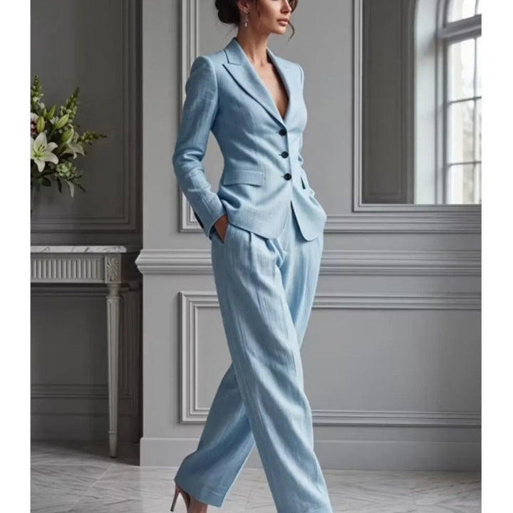 DELACROIX | Ensemble Blazer et Pantalon Large Pauline