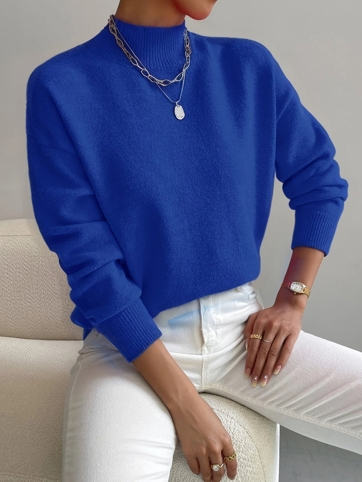 DELACROIX | Pull Col Montant Doux Christine