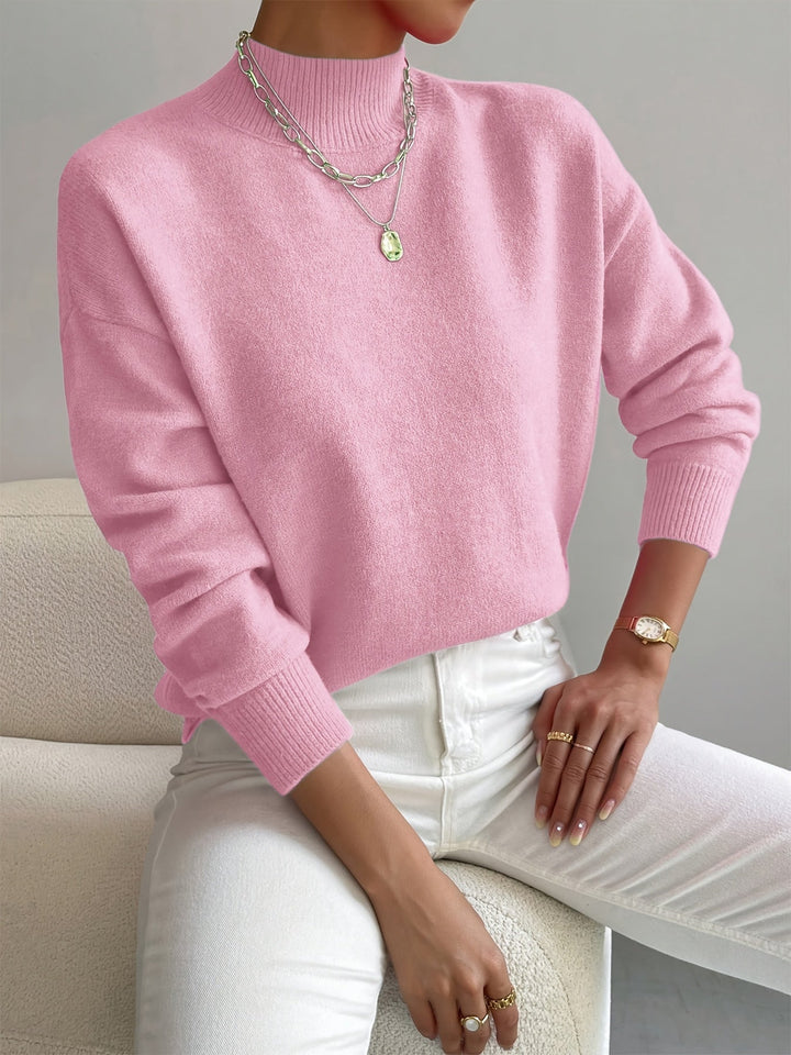 DELACROIX | Pull Col Montant Doux Christine