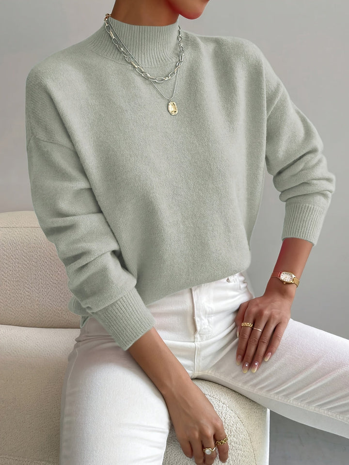 DELACROIX | Pull Col Montant Doux Christine