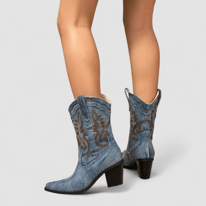 DELACROIX | Bottines en Denim Orthopédique Selena