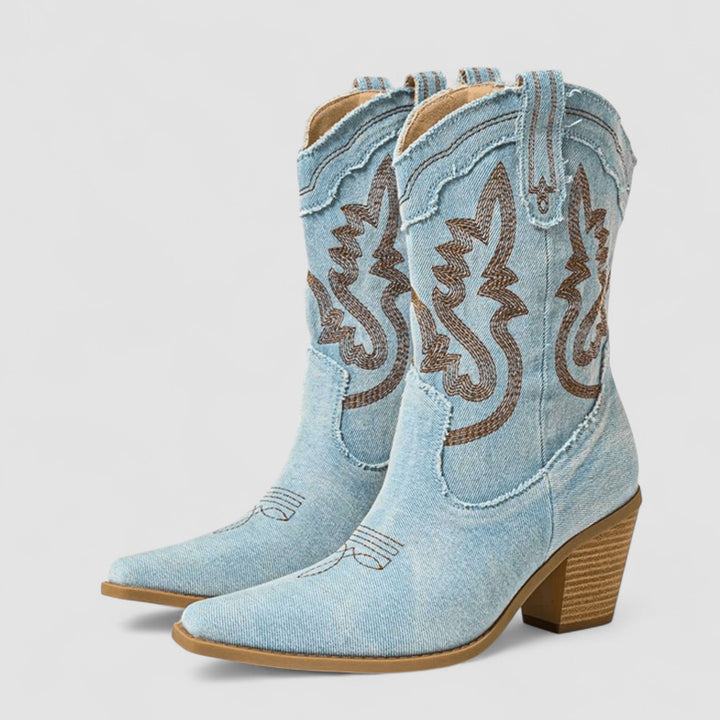 DELACROIX | Bottines en Denim Orthopédique Selena