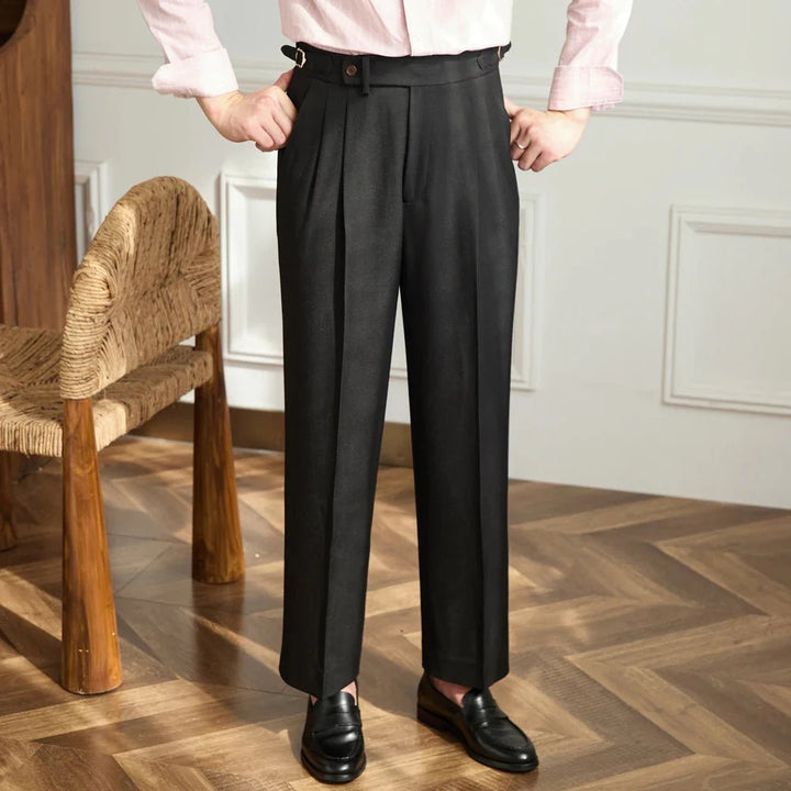 DELACROIX | Pantalon fluide taille haute élégant