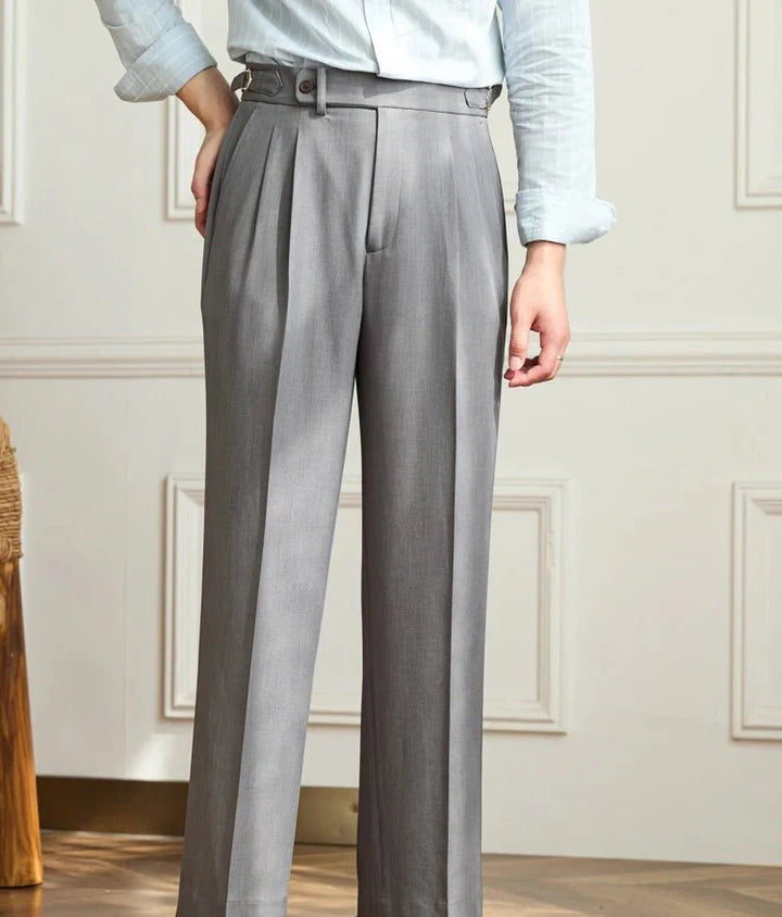 DELACROIX | Pantalon fluide taille haute élégant