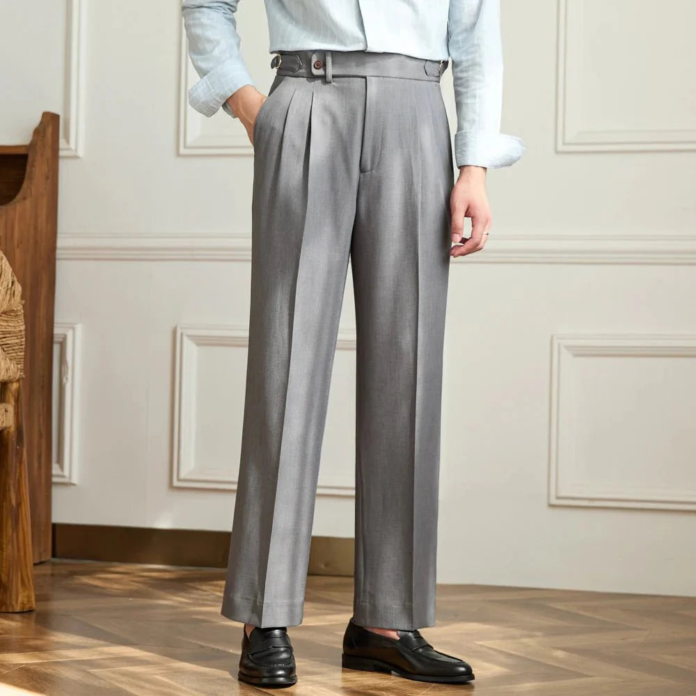 DELACROIX | Pantalon fluide taille haute élégant