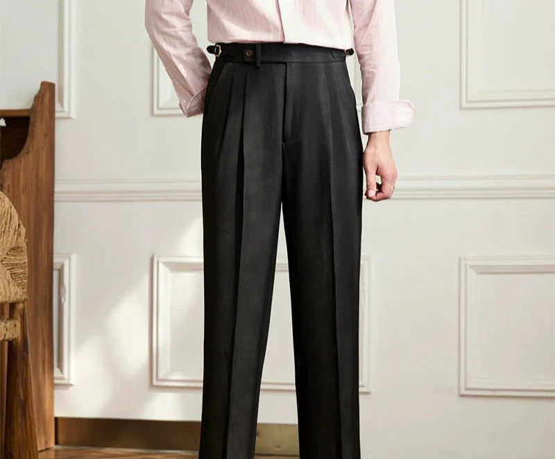 DELACROIX | Pantalon fluide taille haute élégant
