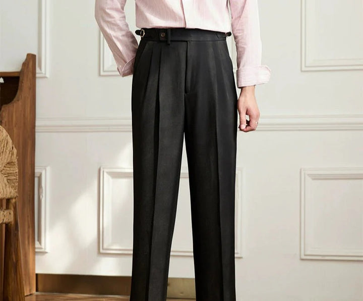 DELACROIX | Pantalon fluide taille haute élégant