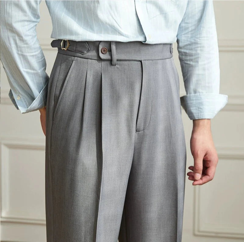 DELACROIX | Pantalon fluide taille haute élégant