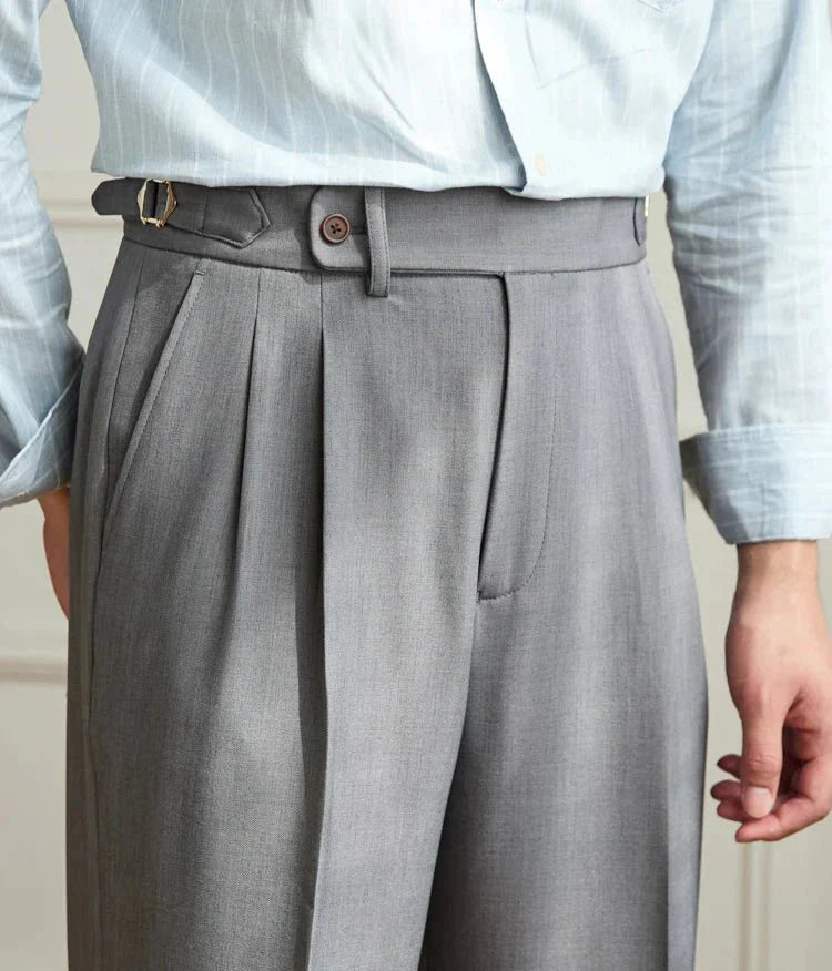 DELACROIX | Pantalon fluide taille haute élégant