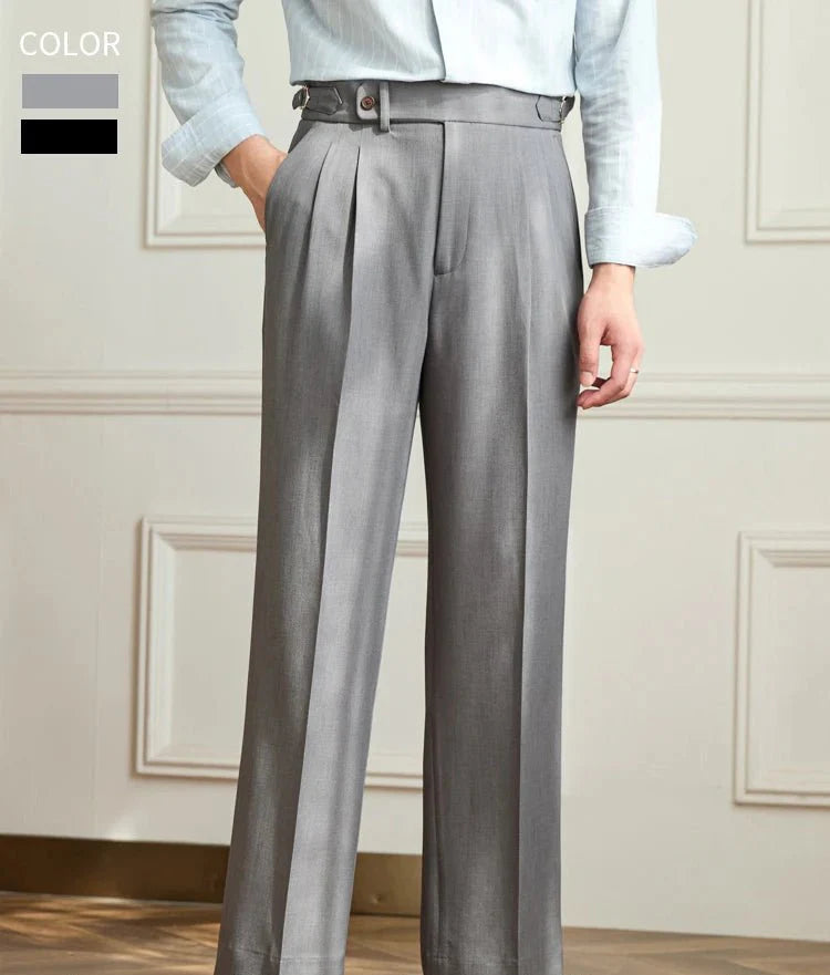 DELACROIX | Pantalon fluide taille haute élégant