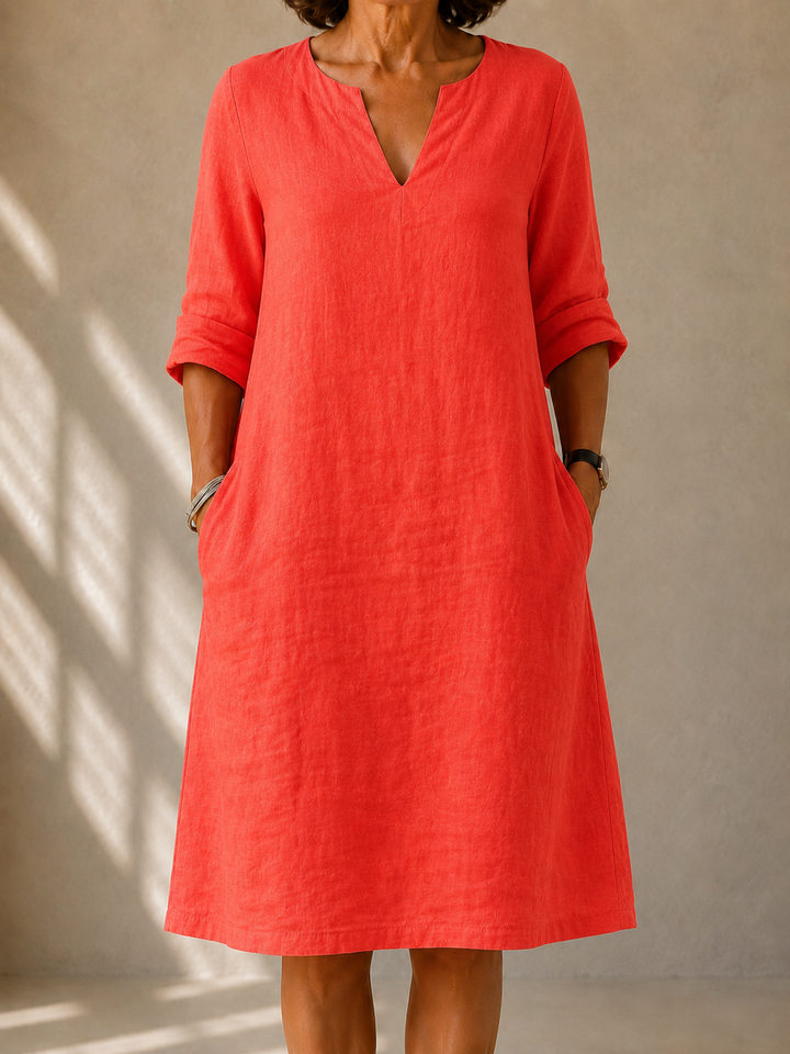 DELACROIX | Robe Fluide Coupe Droite Margot