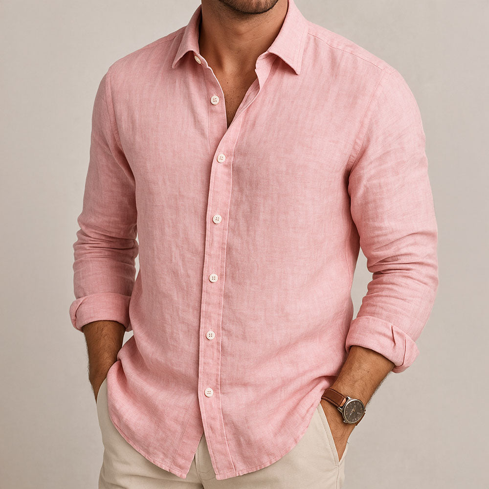 DELACROIX | CHEMISE ESSENTIELLE EN LIN POUR HOMME