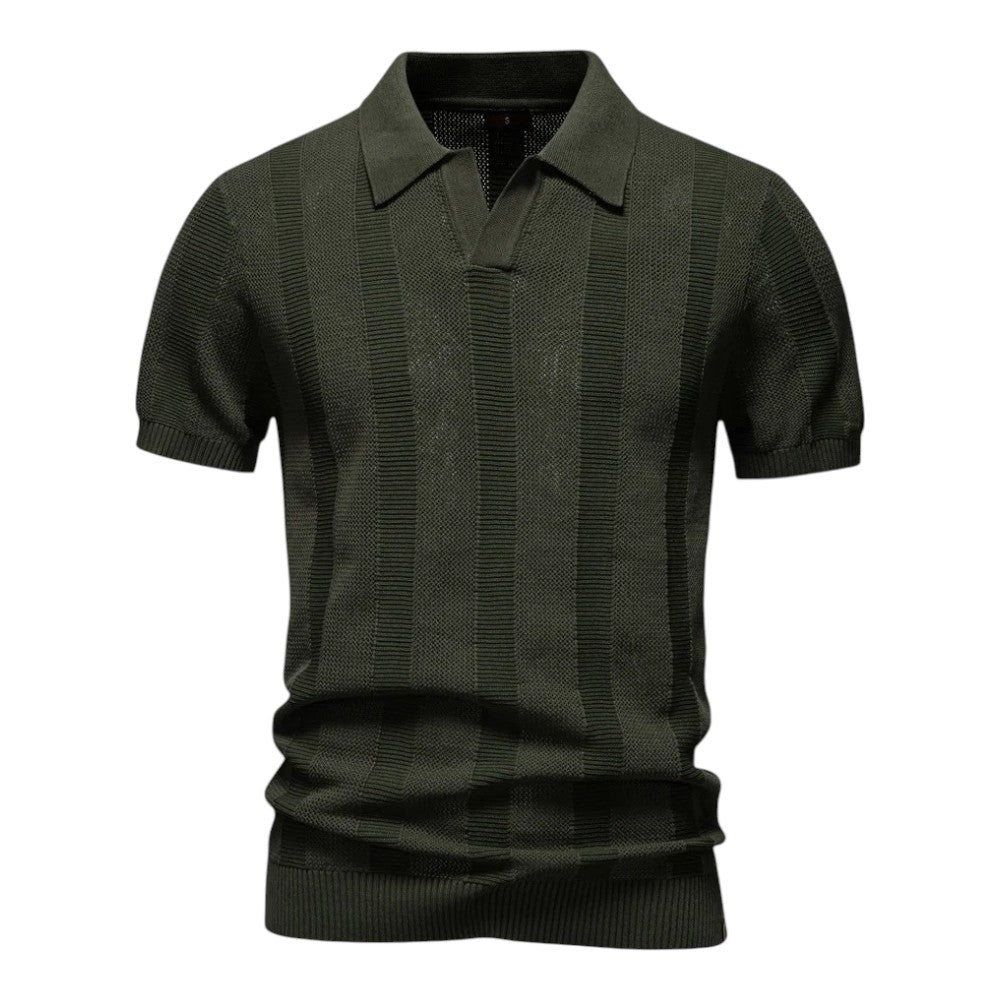 DELACROIX | POLO EN MAILLE ÉLEVÉE