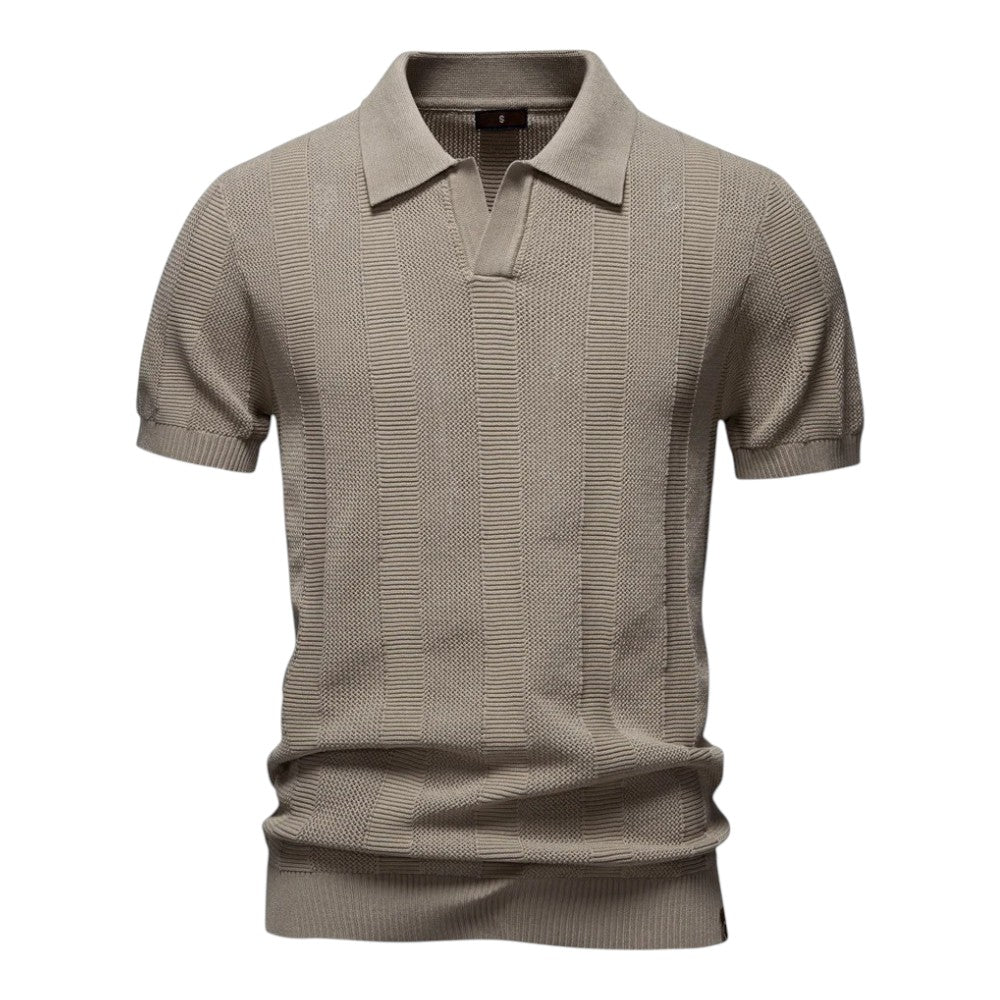 DELACROIX | POLO EN MAILLE ÉLEVÉE