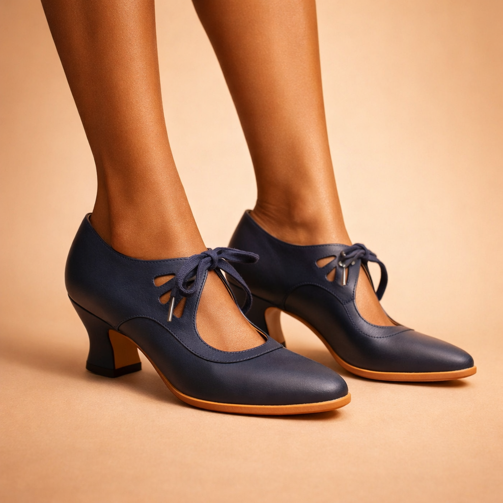 DELACROIX | Escarpins Lacés Rétro Sylvie