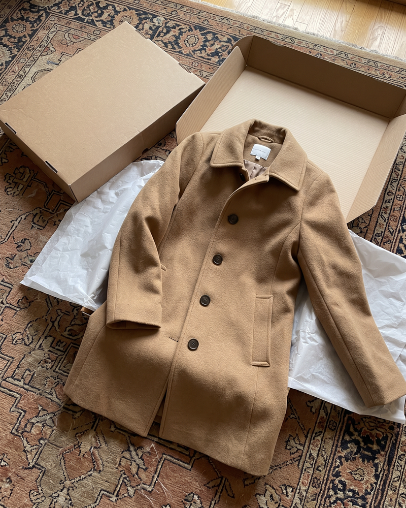 DELACROIX | Manteau Classique Boutonné Pauline