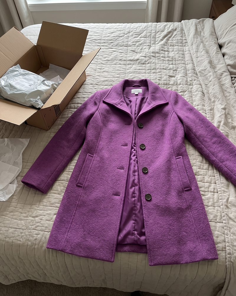 DELACROIX | Manteau Classique Boutonné Pauline