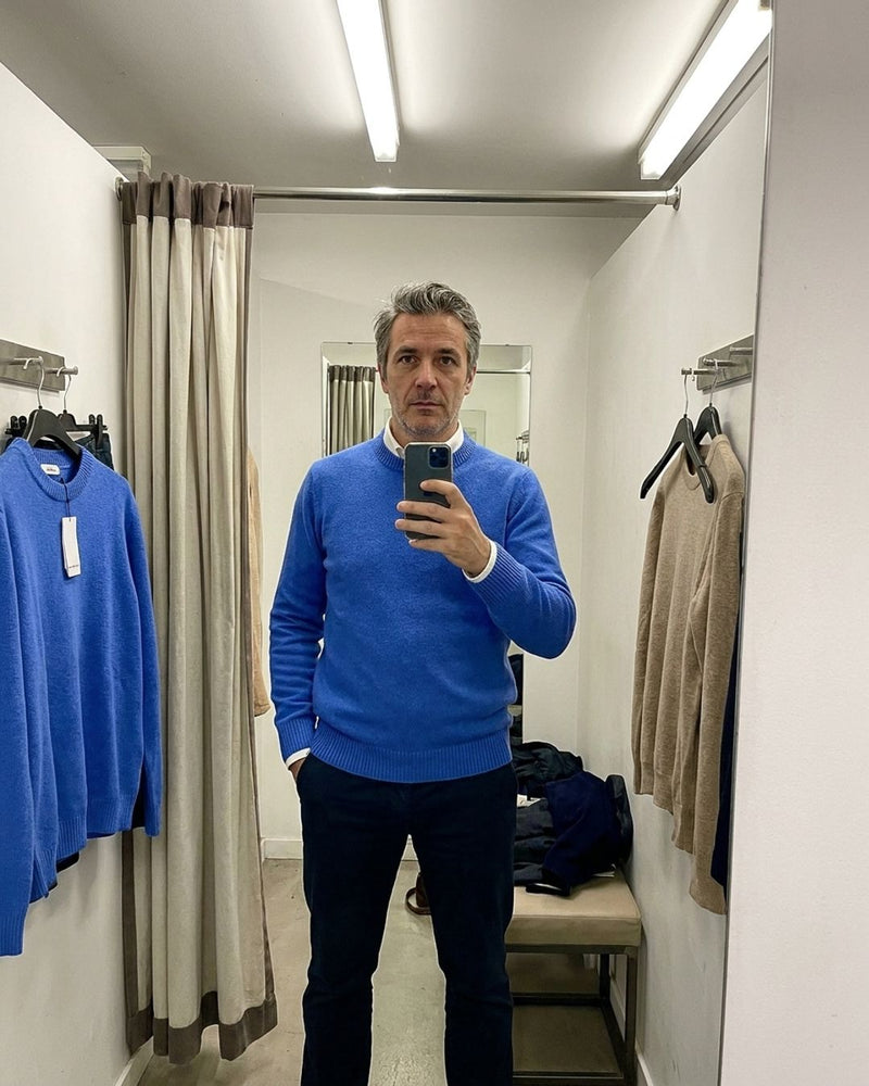 DELACROIX | Pull Col Rond Maille Douce Marcel