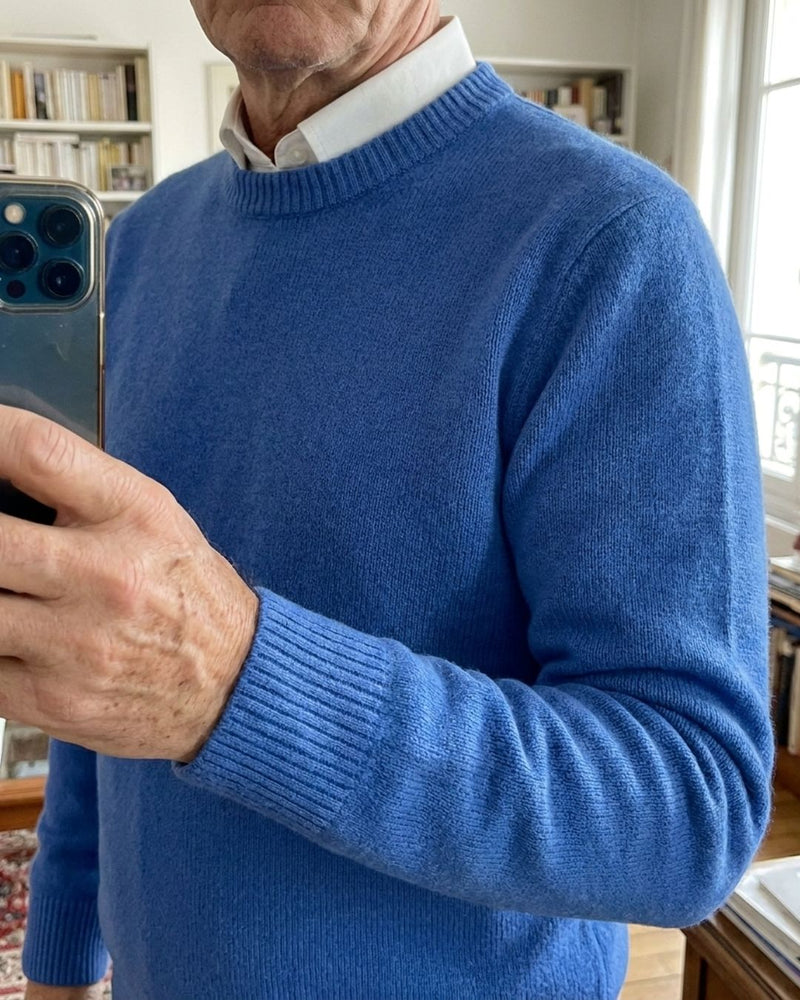 DELACROIX | Pull Col Rond Maille Douce Marcel