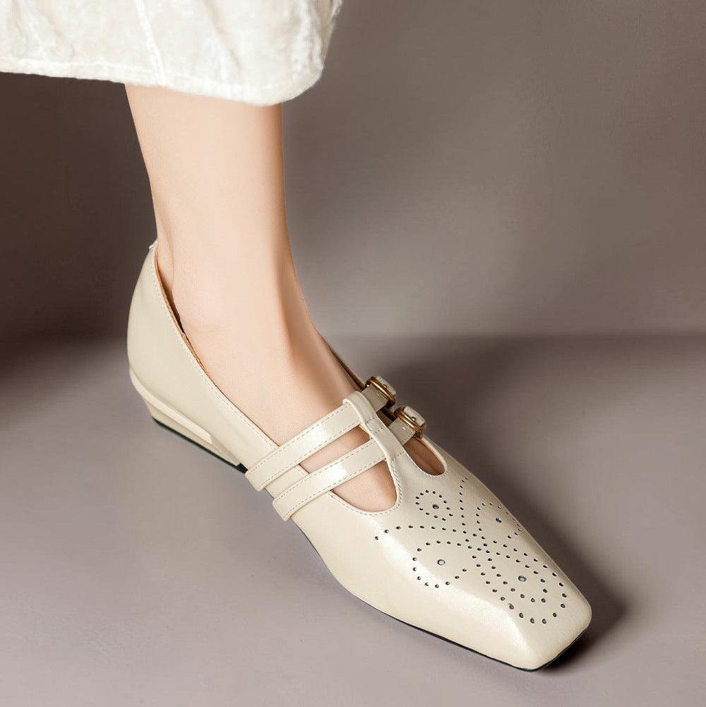 DELACROIX | Babies Cuir Double Bride Pauline