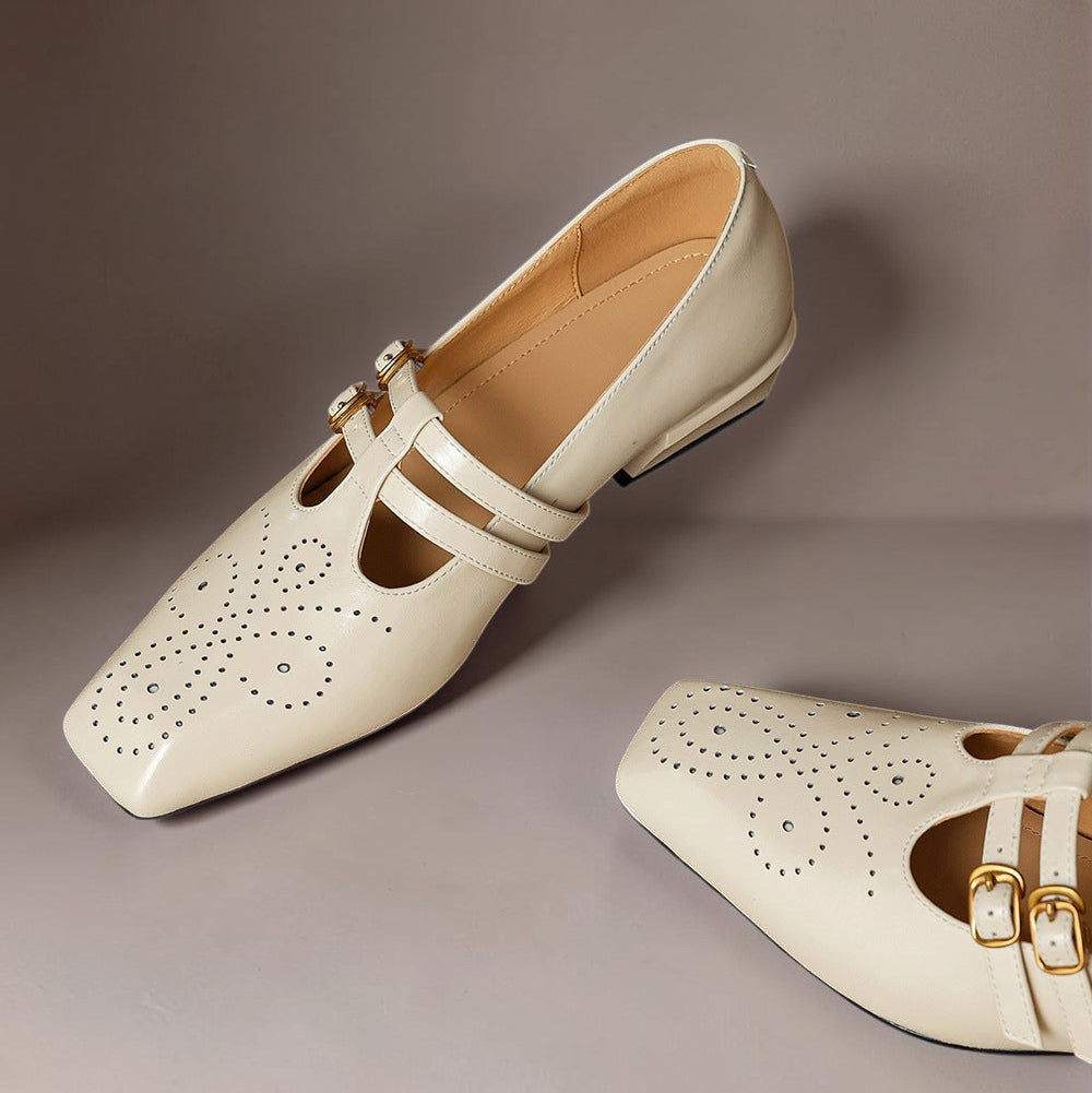 DELACROIX | Babies Cuir Double Bride Pauline