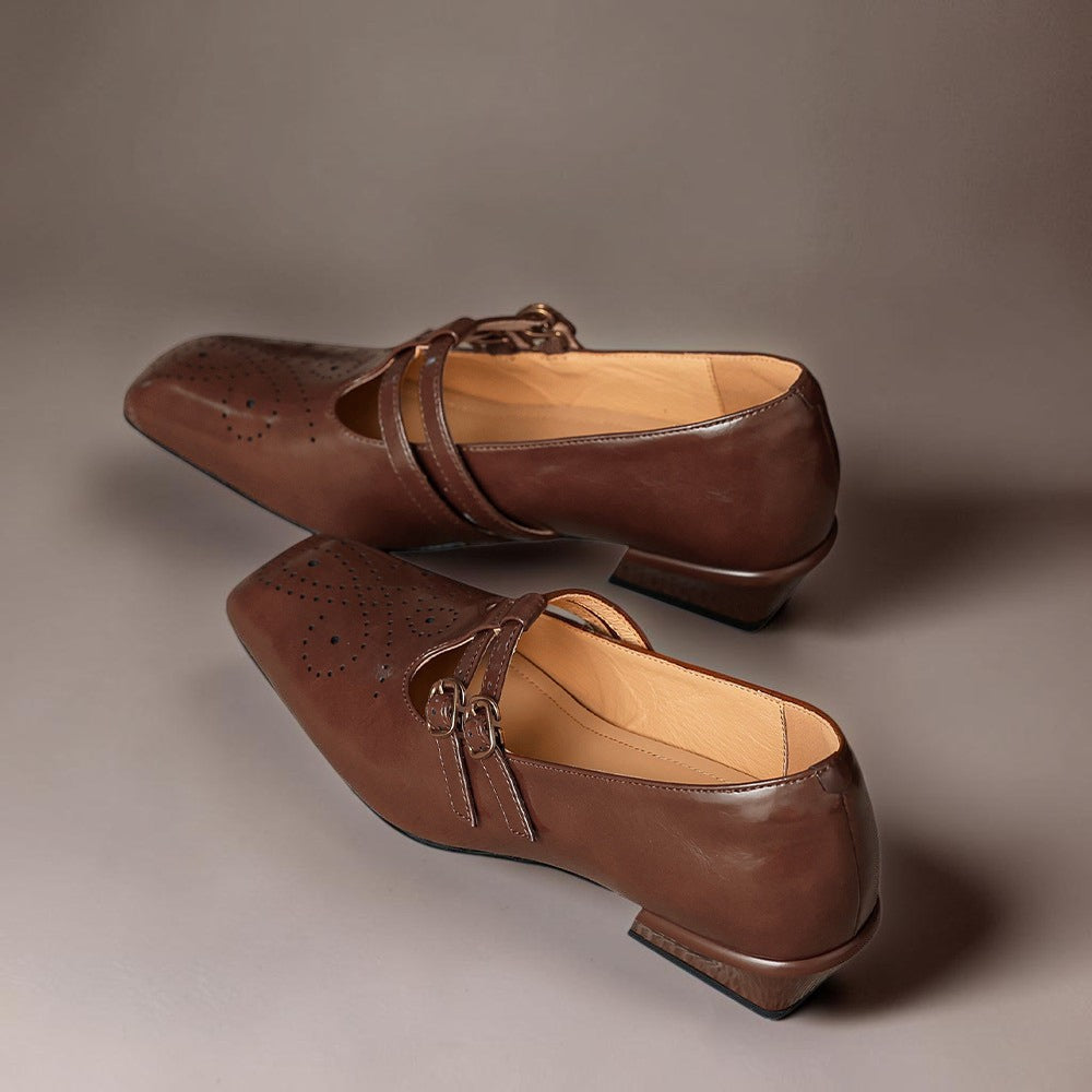 DELACROIX | Babies Cuir Double Bride Pauline
