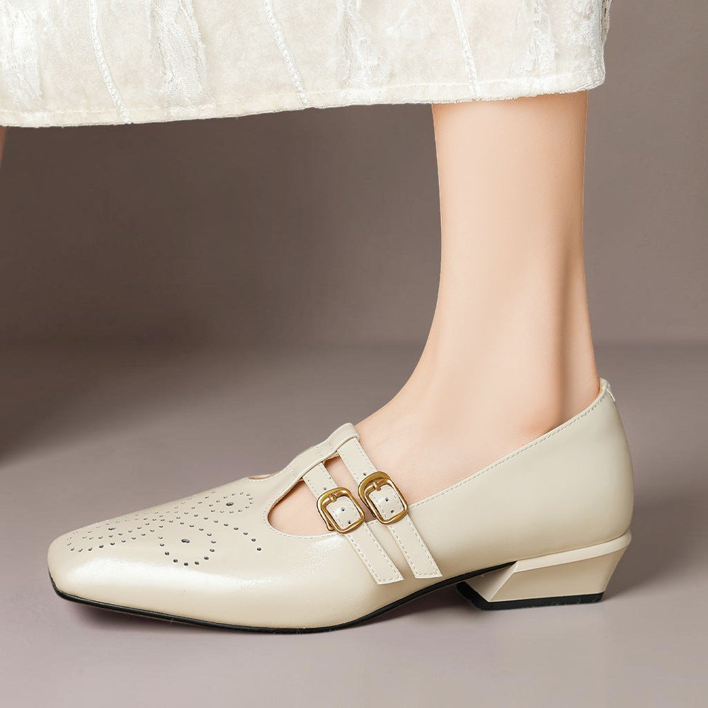 DELACROIX | Babies Cuir Double Bride Pauline