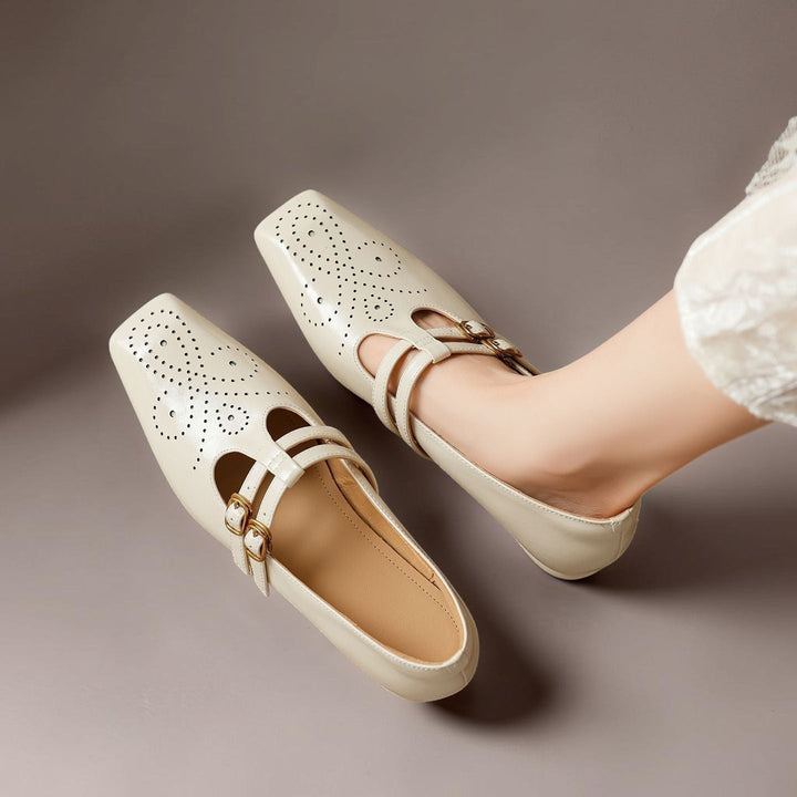 DELACROIX | Babies Cuir Double Bride Pauline