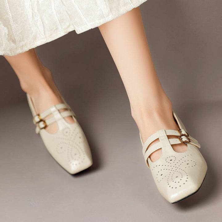 DELACROIX | Babies Cuir Double Bride Pauline