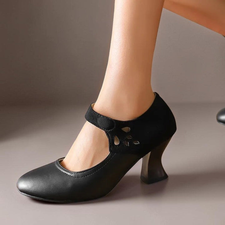 DELACROIX | Escarpins Daim Bride Cheville Camille