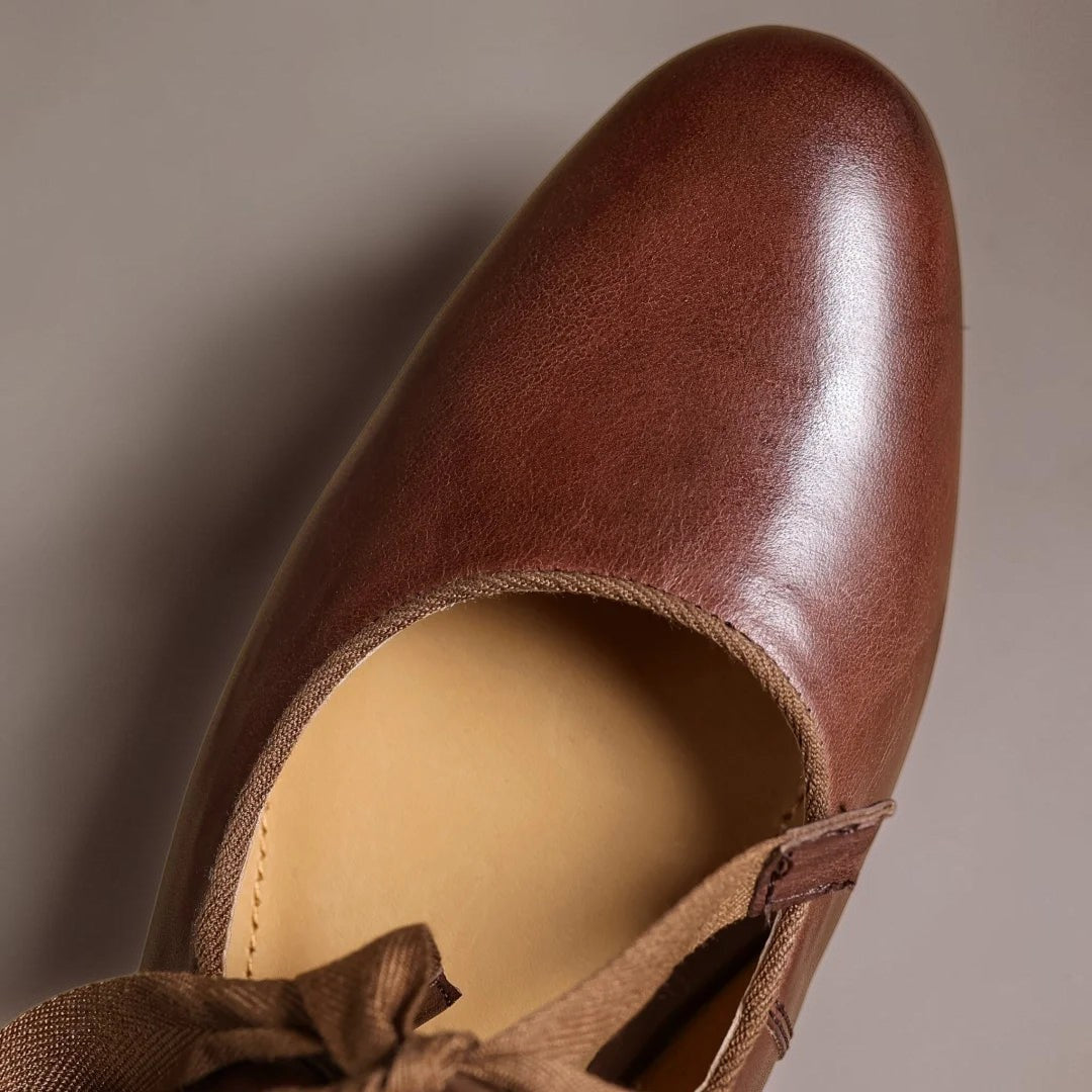 DELACROIX | Ballerines Cuir à Nœud Sophie