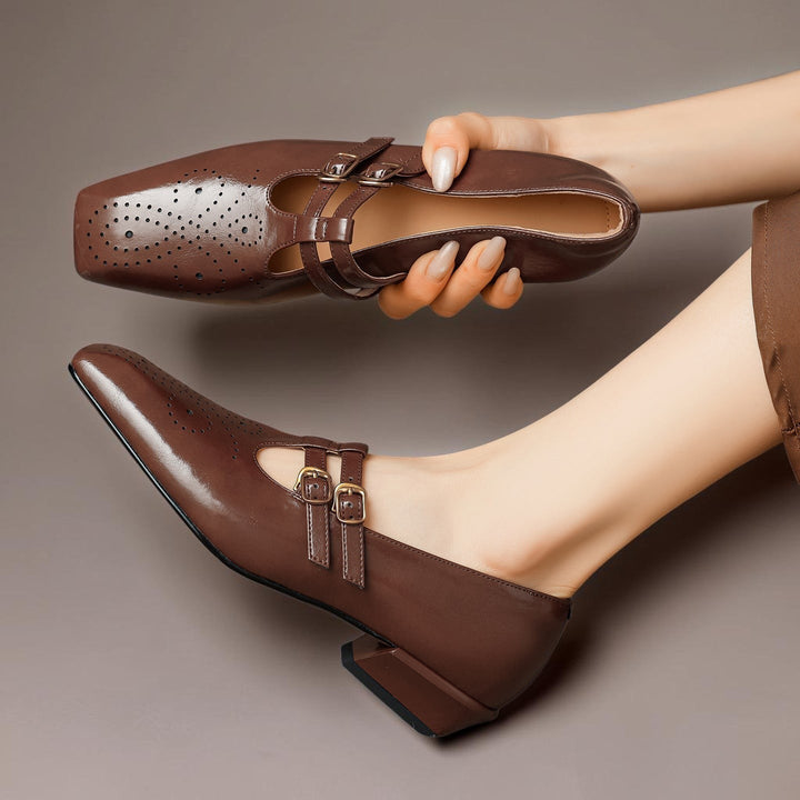 DELACROIX | Babies Cuir Double Bride Pauline