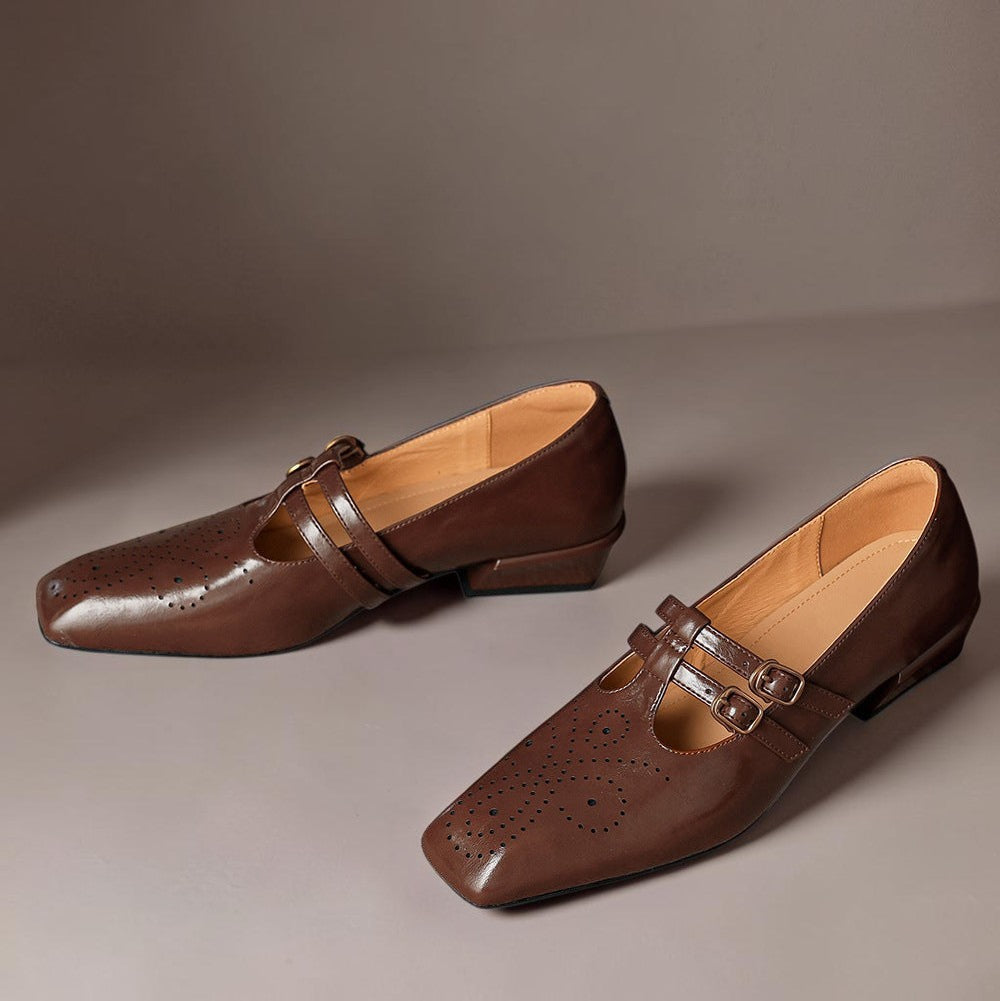 DELACROIX | Babies Cuir Double Bride Pauline