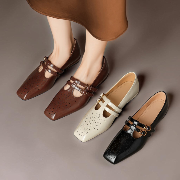 DELACROIX | Babies Cuir Double Bride Pauline