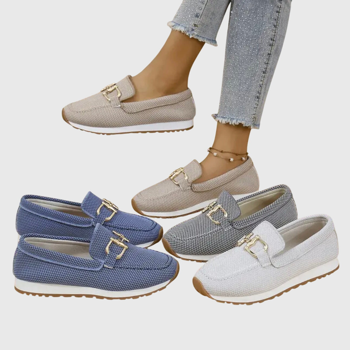 DELACROIX | Mocassins Maille Semelle Plateforme Michèle