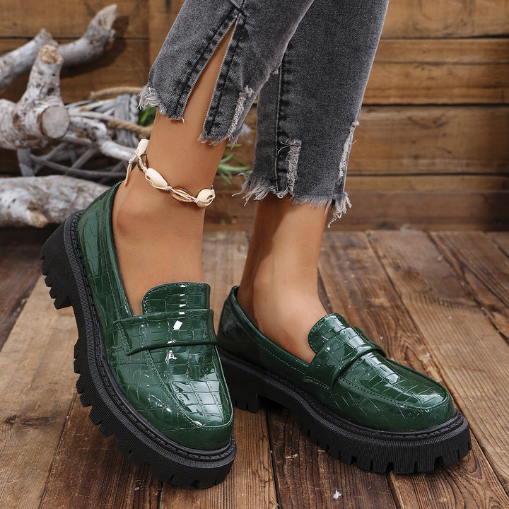 DELACROIX | Mocassins Vernis Semelle Crantée Florence