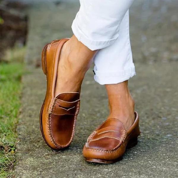 DELACROIX | Mocassins Cuir Penny Classiques Lucie