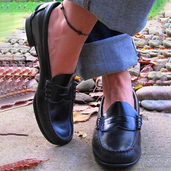 DELACROIX | Mocassins Cuir Penny Classiques Lucie