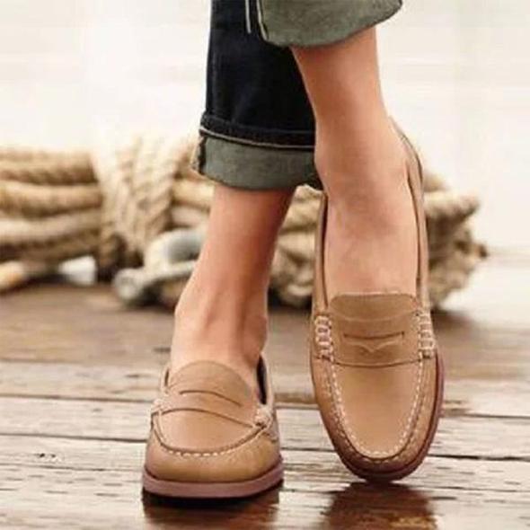 DELACROIX | Mocassins Cuir Penny Classiques Lucie