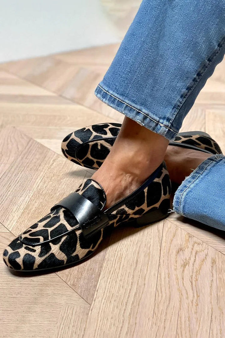 DELACROIX | Mocassins Imprimé Léopard Nicole