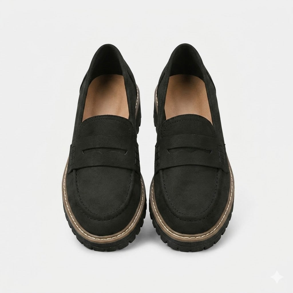 DELACROIX | Mocassins Penny Semelle Crantée Aveline