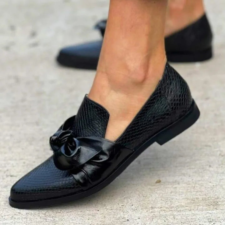 DELACROIX | Mocassins Nœud Bout Pointu Brigitte