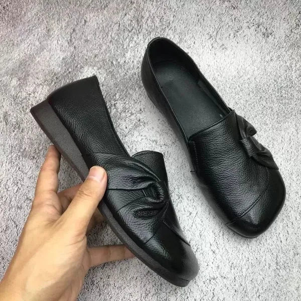 DELACROIX | Mocassins Cuir Souple Nœud Isabelle