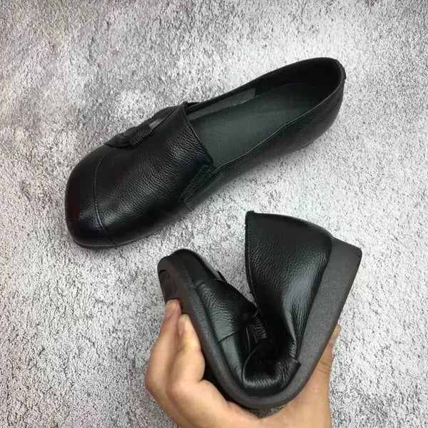 DELACROIX | Mocassins Cuir Souple Nœud Isabelle