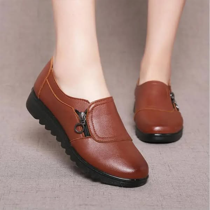 DELACROIX | Mocassins Zippés Semelle Souple Nathalie