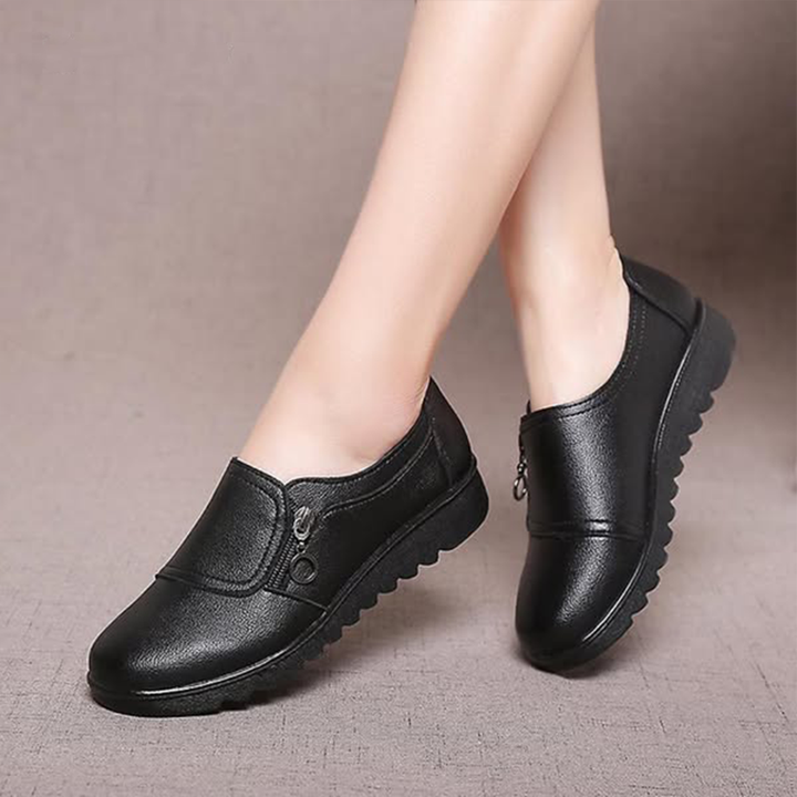 DELACROIX | Mocassins Zippés Semelle Souple Nathalie